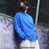 BLUE | 刺繍&袖ロゴ ヘビーウェイト 長袖Tシャツ | ONE 4 PREMIUM