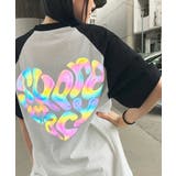 RAGRAN | ◆オーロラリフレクター ハートロゴ Tシャツ◆ | ONE 4 PREMIUM