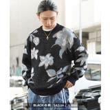 ◆総柄ジャガード 起毛クルーネックニット◆ オーバーサイズ | ONE 4 PREMIUM | 詳細画像16 
