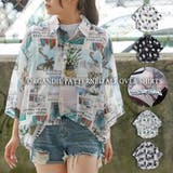 ◆オーガンジー 総柄シャツ◆ シアーシャツ | ONE 4 PREMIUM | 詳細画像1