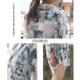 ◆オーガンジー 総柄シャツ◆ シアーシャツ | ONE 4 PREMIUM | 詳細画像10