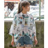 ◆オーガンジー 総柄シャツ◆ シアーシャツ | ONE 4 PREMIUM | 詳細画像11