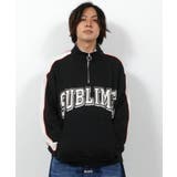 BLACK | ハーフジップ トレーナー レディース | ONE 4 PREMIUM