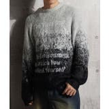 B柄-BLACK | シャギーニット レディース セーター | ONE 4 PREMIUM