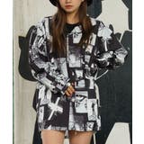 PHOTO BLACK | ◆総柄 オープンカラー オーバーシャツ◆ | ONE 4 PREMIUM
