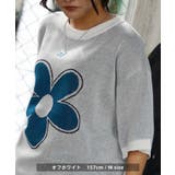 ◆フラワーモチーフ サマーニット◆ニット 半袖 | ONE 4 PREMIUM | 詳細画像6