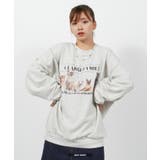 ASH GRAY | オーバーサイズ トレーナー レディース | ONE 4 PREMIUM