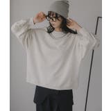ギャザースリーブ オーバーサイズ スウェット	 | 210nouve | 詳細画像1 
