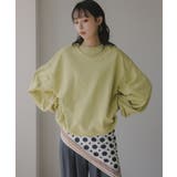 ギャザースリーブ オーバーサイズ スウェット	 | 210nouve | 詳細画像13 