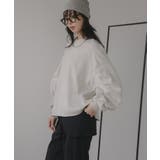 ギャザースリーブ オーバーサイズ スウェット	 | 210nouve | 詳細画像3 