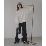 ギャザースリーブ オーバーサイズ スウェット	 | 210nouve | 詳細画像7 