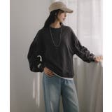 ギャザースリーブ オーバーサイズ スウェット	 | 210nouve | 詳細画像9 