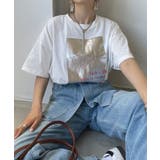 箔プリントロゴビッグTシャツ | 210nouve | 詳細画像1 