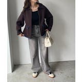 配色使いジップニットカーディガン | 210nouve | 詳細画像12