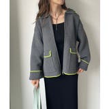 配色使いジップニットカーディガン | 210nouve | 詳細画像17