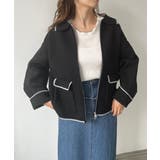 配色使いジップニットカーディガン | 210nouve | 詳細画像23