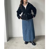 配色使いジップニットカーディガン | 210nouve | 詳細画像24