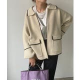 配色使いジップニットカーディガン | 210nouve | 詳細画像5