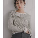 ボーダーレイヤードヘンリーネックPO | 210nouve | 詳細画像1 