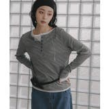 ボーダーレイヤードヘンリーネックPO | 210nouve | 詳細画像10 