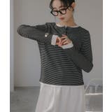 ボーダーレイヤードヘンリーネックPO | 210nouve | 詳細画像2 