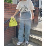 チュールレイヤードカレッジプリントTシャツ | 210nouve | 詳細画像1 