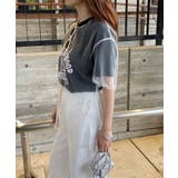 チュールレイヤードカレッジプリントTシャツ | 210nouve | 詳細画像6 