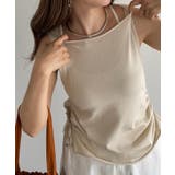 レーヨンブレンドサイドスピンドルニットタンクトップ | 210nouve | 詳細画像1