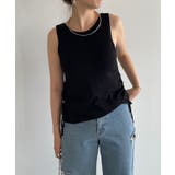 レーヨンブレンドサイドスピンドルニットタンクトップ | 210nouve | 詳細画像13