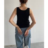 レーヨンブレンドサイドスピンドルニットタンクトップ | 210nouve | 詳細画像15