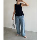 レーヨンブレンドサイドスピンドルニットタンクトップ | 210nouve | 詳細画像16