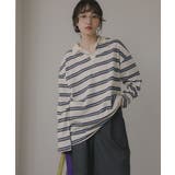 ライトブルー | ヘンリポロ襟Tシャツ | 210nouve