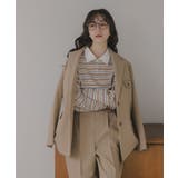 ボーダーポロ襟Tシャツ | 210nouve | 詳細画像10 