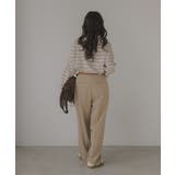 ボーダーポロ襟Tシャツ | 210nouve | 詳細画像13 