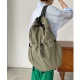 カーキ | 【210NOUVE】ドローストリングナイロンバックパック | 210nouve