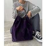 パープルその他 | デザイン刺繍マーケットバッグ | 210nouve