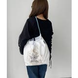 ホワイト | デザイン刺繍マーケットバッグ | 210nouve