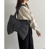 グレー | 2WAYナイロンリボントートバッグ | 210nouve