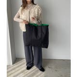 【リバーシブル】ビッグロゴトートバッグ | 210nouve | 詳細画像14 