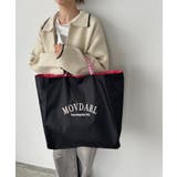 【リバーシブル】ビッグロゴトートバッグ | 210nouve | 詳細画像2 