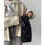 【リバーシブル】ビッグロゴトートバッグ | 210nouve | 詳細画像3 