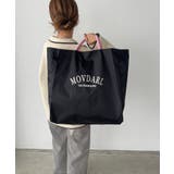 【リバーシブル】ビッグロゴトートバッグ | 210nouve | 詳細画像4 