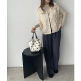 【新色レオパードシリーズを追加！】コードストラップ 柄 ニット ハンドバッグ | 210nouve | 詳細画像16 