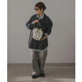 【新色レオパードシリーズを追加！】コードストラップ 柄 ニット ハンドバッグ | 210nouve | 詳細画像17 