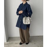 【新色レオパードシリーズを追加！】コードストラップ 柄 ニット ハンドバッグ | 210nouve | 詳細画像22 