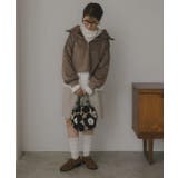 【新色レオパードシリーズを追加！】コードストラップ 柄 ニット ハンドバッグ | 210nouve | 詳細画像23 