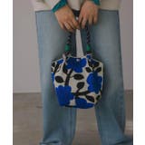 【新色レオパードシリーズを追加！】コードストラップ 柄 ニット ハンドバッグ | 210nouve | 詳細画像3 