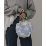 【新色レオパードシリーズを追加！】コードストラップ 柄 ニット ハンドバッグ | 210nouve | 詳細画像46 