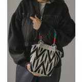 【新色レオパードシリーズを追加！】コードストラップ 柄 ニット ハンドバッグ | 210nouve | 詳細画像50 