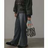 【新色レオパードシリーズを追加！】コードストラップ 柄 ニット ハンドバッグ | 210nouve | 詳細画像53 